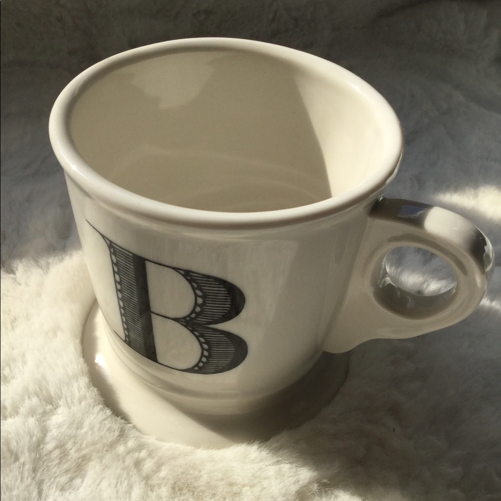 Anthropology Monogram Mug Initial “B”